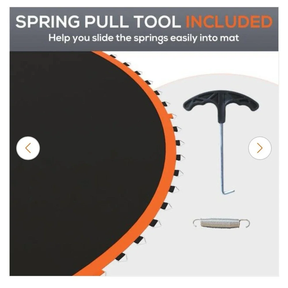 Soozier Trampoline Replacement Mat, Fits 14' Tramp w/‎ 80 V-Hooks & 5.5